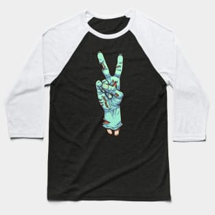 Zombie peace sign Baseball T-Shirt